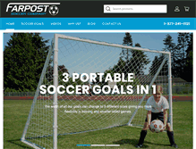 Tablet Screenshot of farpostgoals.com